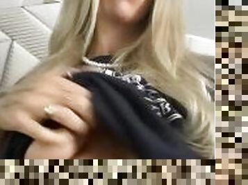 snapchat short video blonde sexy daddy's girl