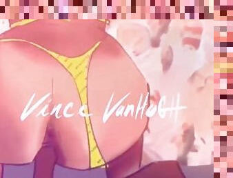 Vince Vanhogh Loop Animation (BRAZZERS YELLOW THONG)