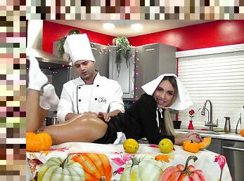 Amish slut fucked by the cook in pretty indecent XXX kinks