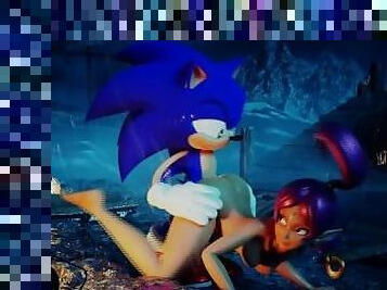Sonic Fucks Shahra's Tight Genie Pussy in the Storm (ADR/ASMR) Animation: Ganondork