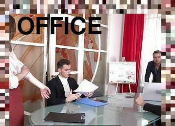 Dissolute office with Mia Piper! Kinky secretary sucked the staff (ass licking, hard, DP, DVP, DPP, slaps) NRX101 - AnalVids