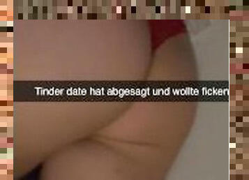 Tinder Date wants to fuck trained Guy on Snapchat German