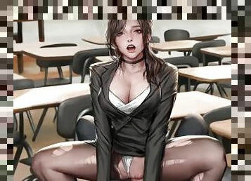 asia, animasi, jenis-pornografi-animasi, cantik, korea