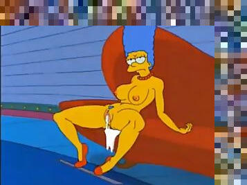 Marge simpson getting fucked by machine