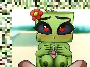 Minecraft Hentai Horny Craft - Part 9 - Creeper Boobjob By LoveSkySan69