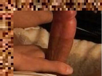 Big dick pre masturbation