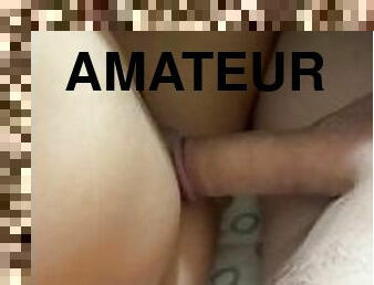Closeup homemade sex-big dick in tight pussy part 1