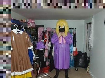 Kigurumi Cosplay PVC Raincoat and Dress Breathplay