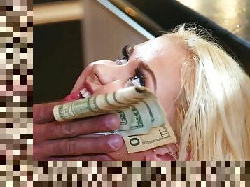 Marsha May accepts man to fuck her hard for cash