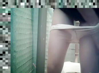 collant-di-nylon, urina, videocamera, voyeur, mutandine, toilette, telecamere-nascoste