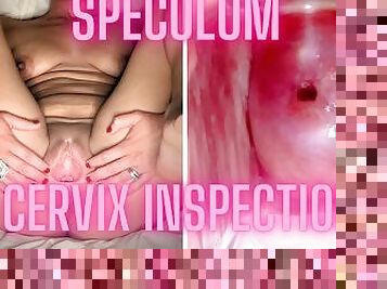 Hot Girl Lets Us Explore Her Cervix and Open Her Up with a Speculum