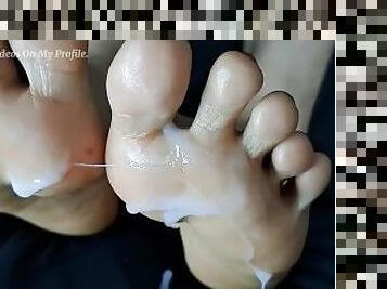 CUM ON FEET COMPILATION - PART.1 - CYNFEET