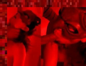 Female Demon have her treat for Halloween et get fucked hard (Real homemade couple)