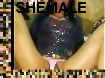 shemale, amatör, anal, webbkamera, ritt, dildo, ensam