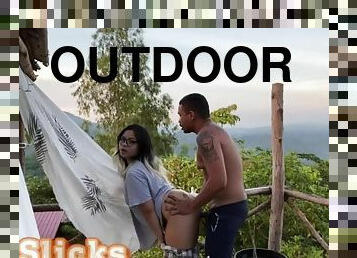 Risky outdoor quickie Kantutan lang 4/5