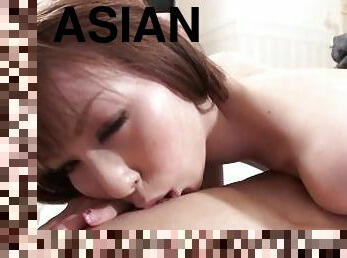 It takes a very hard dick and a vibrator to please this horny asian babe