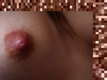 Close-up nipple caring for Alexa White
