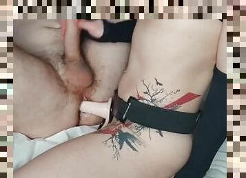 vieux, gode-ceinture, amateur, anal, jouet, hardcore, bdsm, européenne, euro, plus-agée