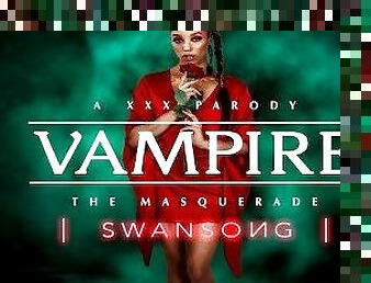 Ebony Babe Alexis Tae As VAMPIRE Emem Seduces You In MASQUERADE SWANSONG