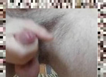 masturbation guy at home