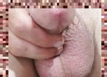 Masturbation session, pee play, cum shot