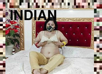 Indian Bride Lady Fucking Pussy By Dildo With Hindi Dirty Talking With Most Beautiful