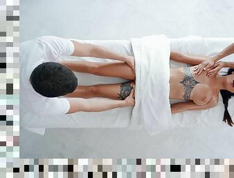 Liya Silver And Li Ya In Libidinous Sensual Massage Clip