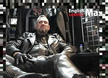 Verbal leather Master humiliates you and tells you to worship his boots PREVIEW