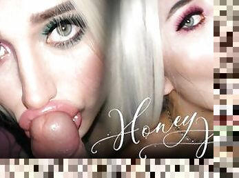 TRAILER. HARLEY QUINN SLOPPY BLOWJOB ENDS WITH A BIG LOAD. HONEY HAZE