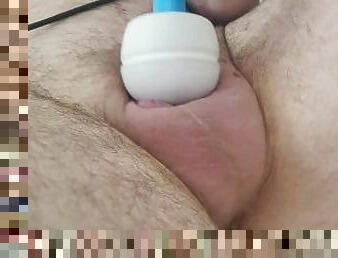 Vibrating my tiny little dick