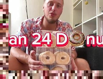 1 man 24 donuts ????