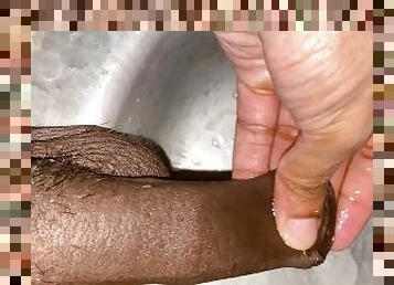 uncut pee blow