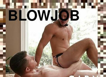 BoyForSale Legrand Wolf dominates muscular blonde Clayton Foster