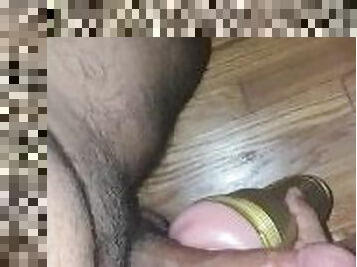 Masturbating at home