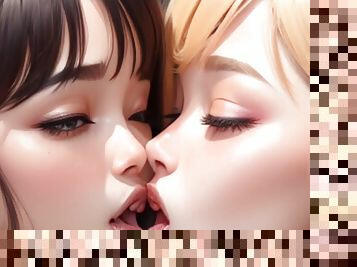 Beso Frances Hermanastra Y Amiga Asmr