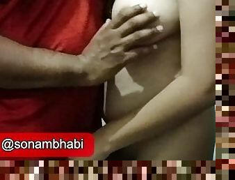 Please fuck me Devar Ji, I want your cock in my tight pussy, xxx Real homemade video by Sonam Bhabi
