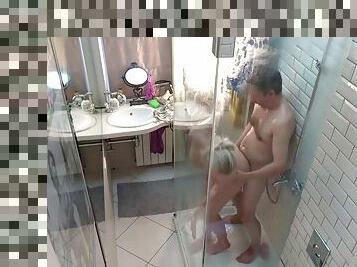 I filmed my stepdad fucking my girlfriend in the bathroom.