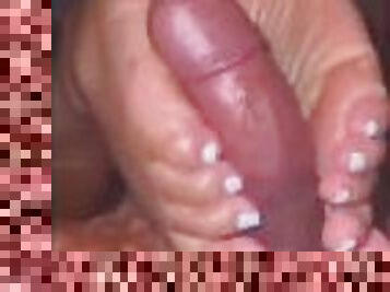 Her soles felt so amazing reverse FootJob