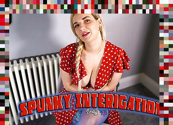 in Spunky Interrogation - DownblouseJerk