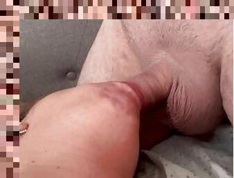 Mature Face Fuck Gobbles Cock and Swallows Cum