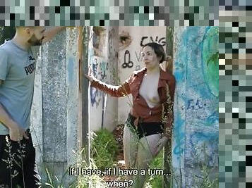 Looking for a prostitute in a post-apocalypse bathroom Anal Sex!