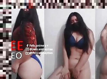 Chica de 18 colombiana muestra sus enormes senos a desconocidos en la calle (granculo,tetas natures)