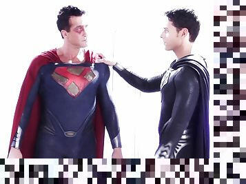 Stunning role play shows Superman ramming a gorgeous female