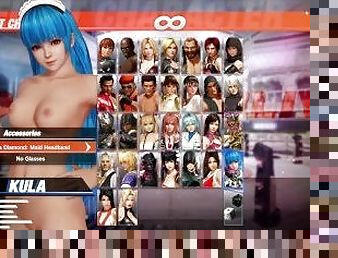 Dead or Alive 6 Nude game play [Nude Mod]  Kula Vs Nico