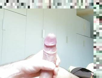 Close Up masturbation lubed nice big cock Cumshot by Bisexual horny Daddy - Romainbigdad