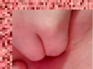 clitoris, pillu-pussy, sormettaminen, tiukka, täydellinen, soolo, märkä
