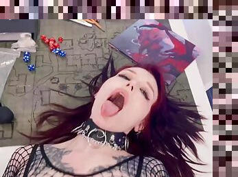 POV horny sex with Goth Girl