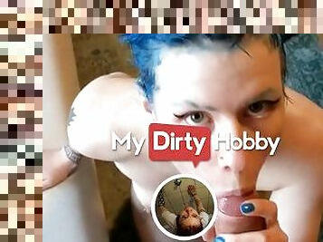 MyDirtyHobby - Gorgeous home blowjob