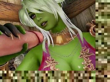 Manara Blue Adventure Hentai Skyrim Gloryhole Sex 3D Porn Animation Lime Skin Color Edit Smixix
