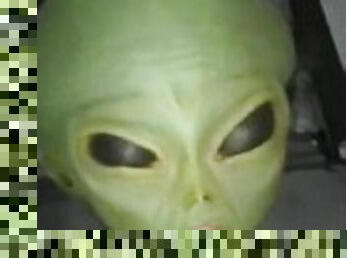 Getting hijacked by aliens & they watching pleasure yourself